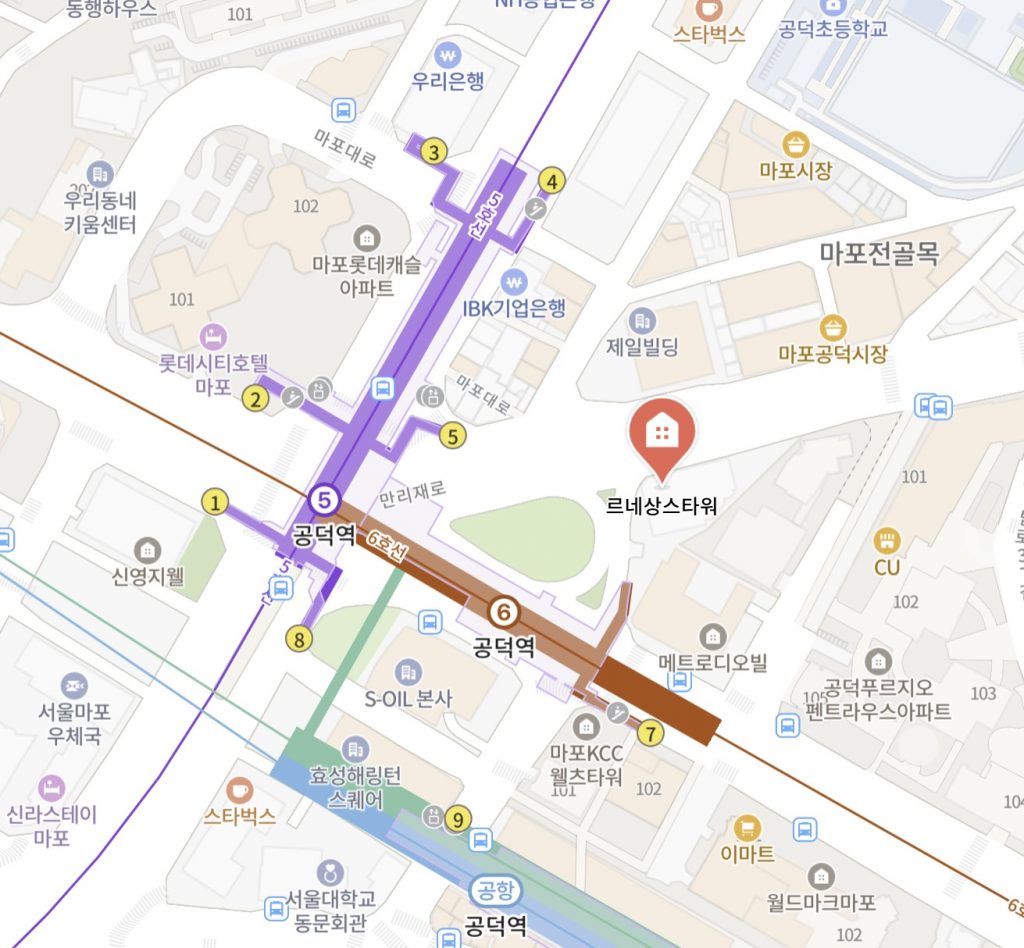 지도_르네상스타워